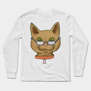 Cat Wearing Sunglasses Long Sleeve T-Shirt